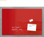 Sigel Magnetboard Glas artverum rot 100x65cm