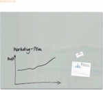 Sigel Glas-Whiteboard Artverum 120x90x1,8cm grau