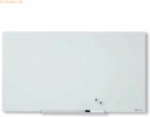 Nobo Glastafel Diamond magnetisch 677x381mm wei&szlig;