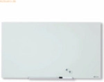 Nobo Glastafel Diamond magnetisch 1264x711mm wei&szlig;