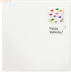Franken Glasmagnetboard 120x120cm wei&szlig;