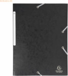 Exacompta Eckspannmappe Nature Future A4 425g/qm schwarz