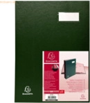 Exacompta Unterschriftenmappe Direktion A4 12 F&auml;cher gr&uuml;n