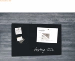 Sigel Glas-Magnetboard artverum 78x48cm schwarz