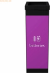 Paperflow M&uuml;lltrenner Batterien CTSPI.01 60l schwarz
