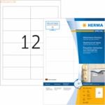 HERMA Inkjet-Etiketten A4 97,0x42,3mm wei&szlig; Folie VE=480 St&uuml;ck