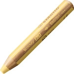 Stabilo 880/201-5, 5 x Stabilo Holzfarbstift woody 3 in 1 10mm pastellgelb