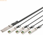 Assmann DIGITUS 40G QSFP+ to 4XSFP+ Direct Attach Cable 5m
