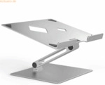 Durable Laptop St&auml;nder Rise Metall silber