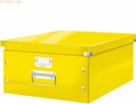 Leitz Ablagebox Click &amp; Store Wow A3 Graukarton gelb