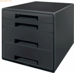 Leitz Schubladenbox Recycle CUBE 53720095 2+2 Sch&uuml;be schwarz