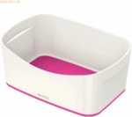 4 x Leitz Aufbewahrungsschale MyBox A5 ABS wei&szlig;/pink