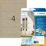 HERMA Ordneretiketten Silphie-Papier A4 192x61mm naturbraun VE=20 Blat
