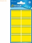 10 x Z-Design Tiefk&uuml;hletikett 36x28mm 40 Etiketten gelb