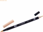 6 x Tombow Dual-Fasermaler ABT mit Rundspitze/Pinselspitze peach