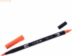 6 x Tombow Dual-Fasermaler ABT mit Rundspitze/Pinselspitze redwood