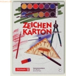 10 x Brunnen Zeichenkartonblock A4 190g/qm 10 Blatt