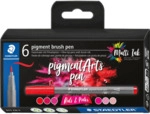 Staedtler Pigment brush pen Reds & Pinks 6 St&uuml;ck