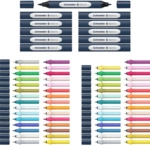 Schneider Twinmarker Paint-It 040 brush+round Komplettset 72 Teile sor