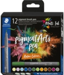 Staedtler Pigment brush pen Nature Colour 12 St&uuml;ck