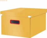 Leitz Aufbewahrungsbox Click & Store Cosy mittel Karton gelb
