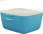Leitz Schubladenset Cosy A4 2 Schubladen Polystyrol blau/hellgrau