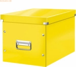 Leitz Archivbox Click &amp; Store Wow Cube L Hartpappe gelb