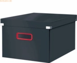 Leitz Aufbewahrungsbox Click & Store Cosy mittel Karton grau