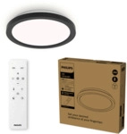 Signify Philips Valen AIO Deckenl. RD 24W 27-65K black IP20 RC