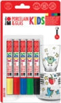 MARABU Porcelain & Glas Painter KIDS - 1 - 3 mm 5 Farben sortiert.