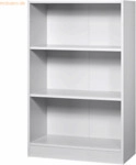 mcbuero.de Regal 3 Ordnerh&ouml;hen BxTxH 800x400x1270mm Wei&szlig;