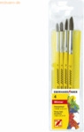 10 x Eberhard Faber Pinsel-Set VE=4 St&uuml;ck 4x Rundpinsel