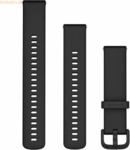 Garmin Garmin Schnellwechsel-Armband 20 mm Silikon, Schwarz