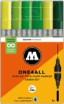 Molotow Acrylmarker One4All Twin Green Set
