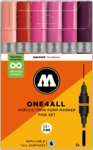 Molotow Acrylmarker One4All Twin Pink Set