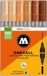 Molotow Acrylmarker One4All Twin Wood Set