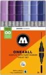Molotow Acrylmarker One4All Twin Violet Set