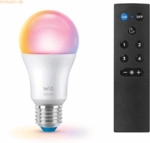 Signify WiZ White & Color 60W E27 A60 Standardform 1er +Remote Control