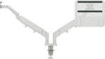 Leitz Monitor+Laptoparm Ergo hellgrau