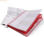 Durable Personalhefter A4 Hartfolie 5-fach-Register rot SB-Beutel