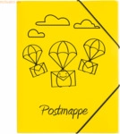 Pagna Postmappe A4 3 Klappen gelb