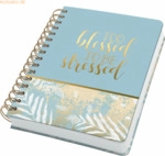 Sigel Spiral-Notizbuch Jolie Dot-Lineatur A5 Heavenly Leaves 240 Seite