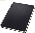 Sigel Spiralblock Conceptum A5 160 Seiten Hardcover kariert 80g black