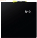 Nobo Tafelquadrat Stahl magnetisch 360x360mm schwarz