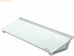 Nobo Memoboard Diamond Glas/Aluminium 460 x 60 x 150mm wei&szlig;