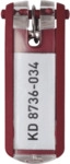 Durable Schl&uuml;sselanh&auml;nger Key Clip rot VE=6 St&uuml;ck