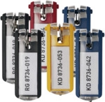 Durable Schl&uuml;sselanh&auml;nger Key Clip farbig sortiert VE=6 St&uuml;ck
