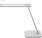 Unilux Schreibtischleuchte Jazz LED wei&szlig;/metallgrau integrieter USB-An