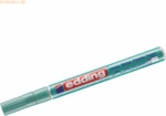 10 x Edding Glanzlack-Marker edding 780 0,8mm gr&uuml;n-metallic
