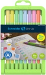 Schneider Fineliner Line-Up - 0 4 mm 8 St&uuml;ck pastell sortiert.